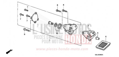 OIL PUMP XR50R3 de 2003